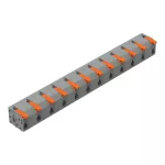 Złączka do płytek drukowanych dźwignia 1,5 mm² raster 11,5mm 12-bieg, szara 2601-1512