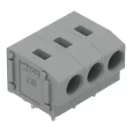 Złączka do płytek drukowanych 2,5 mm² RM 5/5,08 mm 3-bieg, szara 235-403