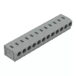 Złączka do płytek drukowanych 2,5 mm² RM 5/5,08 mm 12-bieg, szara 235-412