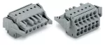 2-przewodowe gniazdo Push-in CAGE CLAMP®, szara 231-2105/037-000