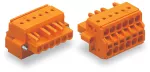 2-przewodowe gniazdo Push-in CAGE CLAMP®, pomarańczowa 231-2303/107-000