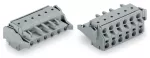 2-przewodowe gniazdo Push-in CAGE CLAMP®, szara 231-2202/037-000