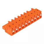 1-przewodowe gniazdo przycisk Push-in CAGE CLAMP®, pomarańczowa 2231-710/026-000