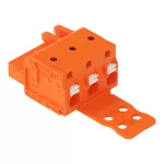 1-przewodowe gniazdo przycisk Push-in CAGE CLAMP®, pomarańczowa 2231-703/026-000/133-000