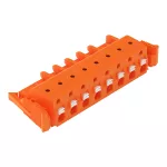 1-przewodowe gniazdo przycisk Push-in CAGE CLAMP®, pomarańczowa 2231-708/037-000