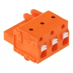 1-przewodowe gniazdo przycisk Push-in CAGE CLAMP®, pomarańczowa 2231-703/008-000