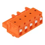 1-przewodowe gniazdo przycisk Push-in CAGE CLAMP®, pomarańczowa 2231-705/008-000