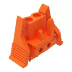 Gniazdo THT Pin lutowniczy 0,6 x 1,0 mm konstrukcja prosta, pomarańczowa 232-165/039-000
