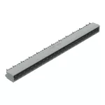 Wtyk THT Pin lutowniczy 1,0 x 1,0 mm konstrukcja kątowa, szary 231-453/001-000