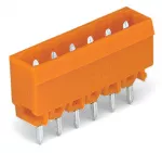 Wtyk THT Pin lutowniczy 1,0 x 1,0 mm konstrukcja prosta, pomarańczowy 231-332/001-000