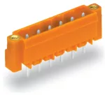 Wtyk THT Pin lutowniczy 1,0 x 1,0 mm konstrukcja prosta, pomarańczowy 231-332/108-000