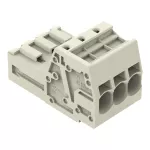 Wtyk 1-przewodowy Push-in CAGE CLAMP®, pełna ochrona przed błędnym wetknięciem, jasnoszary 831-3203