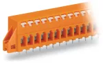 Złączka do płytek drukowanych przycisk 2,5 mm² RM 5,08 mm 2-bieg, pomarańczowa 741-232