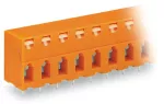Złączka do płytek drukowanych przycisk 2,5 mm² RM 7,62 mm 3-bieg, pomarańczowa 741-403