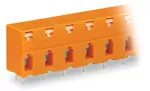 Złączka do płytek drukowanych przycisk 2,5 mm² RM 10,16 mm 2-bieg, pomarańczowa 741-602