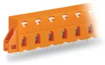 Złączka do płytek drukowanych przycisk 2,5 mm² RM 10,16 mm 2-bieg, pomarańczowa 741-622