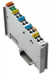4-kanałowe wyjście dwustanowe; 24 V DC; 0,5 A; bez wpływu na funkcje bezpieczeństwa; podłączanie 2-przewodowe 750-531/000-800