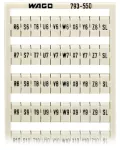 Tabliczka z oznacznikami WMB jako karta, biała 793-550