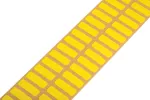 Etykiety tekstylne do drukarki Smart Printer mocno przylepne, żółte