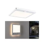 PAULMANN Plafoniera LAMINA LED 14.5W kwadratowa PIR 3000K IP44 230V biały / tworzywo sztuczne