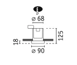 PAULMANN Oprawa do wbudowania LUENA GU10 max. 35W IP65 230V biały szkło / metal