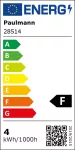 PAULMANN Źródło światła LED QPAR111 4W 24st.GU10 350lm 2700K 230V srebrny / szkło