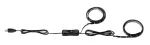 PAULMANN USB-Stripe 2x50cm ciepły Biały 2W 5V Czarny Metal/Tworzywo sztuczne