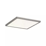 PAULMANN Plafoniera AREO LED DIM 11W 770lm 3000K 180x180mm IP44 230V satynowy nikiel / tworzywo sztuczne