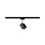 PAULMANN URail System Spot Cube 1x8W Czarny Mat Chrom 230V Metal/Tworzywo sztuczne ściemniany