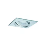 PAULMANN Oprawa do wbudowania NOVA COIN LED wychylna zestaw 3x6W 470lm 84x84mm 2700K IP23 230V aluminium