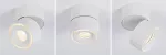 PAULMANN Oprawa sufitowa SPIRCLE LED 8W 550lm 36st. 3000K 230V biały mat/ aluminium