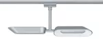 PAULMANN URail System Spot Dipper 2x8W Chrom Mat/Biały 230V