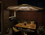 PAULMANN Oświetlenie pod parasol ogrodowy na USB 3000K 6x0,27m