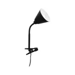 PAULMANN Lampa z klipsem VITIS E14 max.20W elastyczne ramię +przełącznik 230V czarny