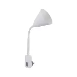 PAULMANN Lampa wtyczkowa JANUS elastyczne ramię E14 max. 20W 230V biały