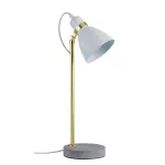 PAULMANN Lampka stołowa ORM E27 max. 1x20W 230V biały / złoty / szary beton
