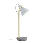 PAULMANN Lampka stołowa ORM E27 max. 1x20W 230V biały / złoty / szary beton