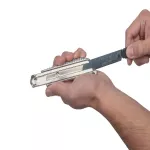 Nóż metalowy z ostrzem odłamywanym 18 mm "pro-sharp" Wolfcraft(bardzo ostre)