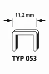 Zszywki szerokie TYP 053/8 Wolfcraft - bardzo twarda stal [3000 szt.]