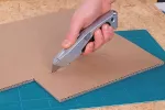 Nóż z aluminium Wolfcraft - profesjonalny z 3 ostrzami