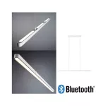 PAULMANN Lampa wisząca LENTO LED DIM SM Bluetooth 43W 1700lm 2700K-6000K 230V biały / aluminium