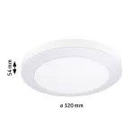 PAULMANN Plafoniera CIRCULA 14W SH Zigbee 2200-3000K IP44 230V biały / tworzywo sztuczne