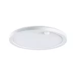 PAULMANN Plafoniera LAMINA LED 14W okrągła PIR 2200K- 3000K IP44 230V biały / tworzywo sztuczne