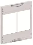 AG65 maskownica pełna, szara, do modułów CombiLine-N, 300x250mm (WxS)