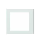 CTT23 drzwi, transparentne, białe do obudów typu ComfortLine bez zamka, 471x498mm (WxS)