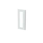 CTT14 drzwi, transparentne, białe do obudów typu ComfortLine bez zamka, 621x248mm (WxS)
