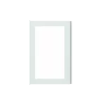CTT25 drzwi, transparentne, białe do obudów typu ComfortLine bez zamka, 771x498mm (WxS)