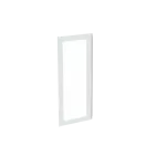 CTT28 drzwi, transparentne, białe do obudów typu ComfortLine bez zamka, 1221x498mm (WxS)