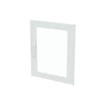 CTT24S drzwi, transparentne, białe do obudów typu ComfortLine z zamkiem, 621x521mm (WxS)