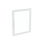 CTT36S drzwi, transparentne, białe do obudów typu ComfortLine z zamkiem, 921x771mm (WxS)